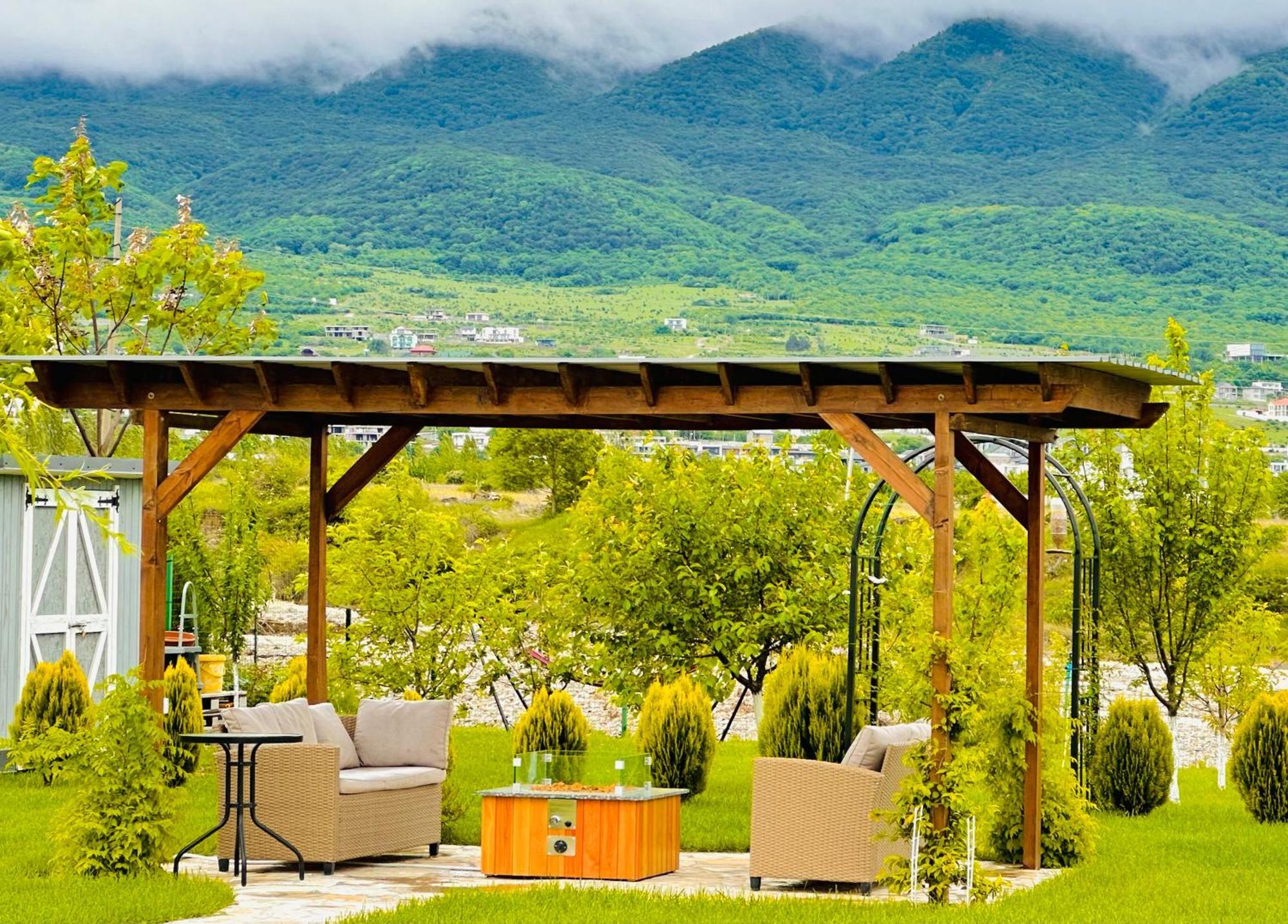 Entire Villa Near Tbilisi Nature Reserve With Panoramic View Mtsʼkhetʼa Kültér fotó