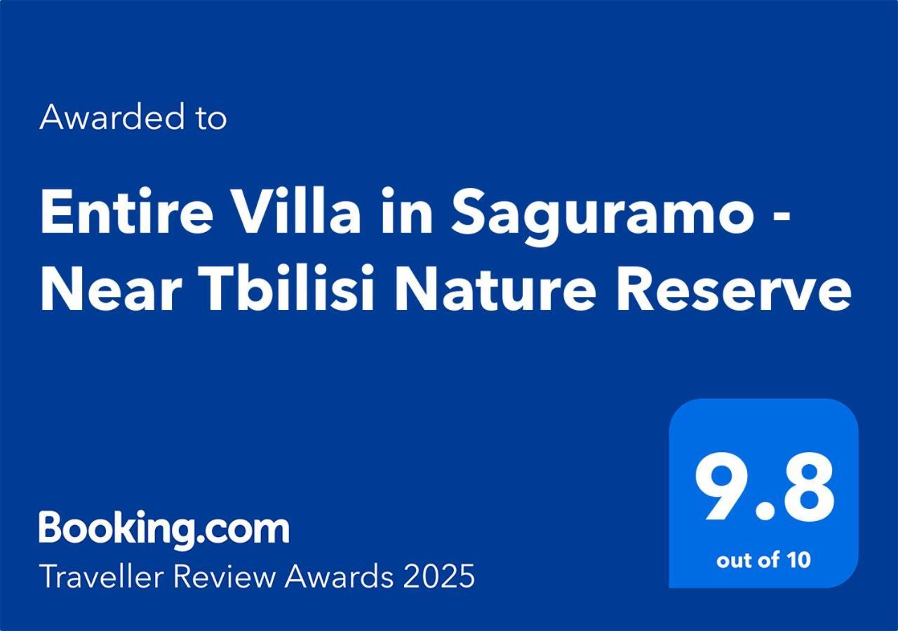 Entire Villa Near Tbilisi Nature Reserve With Panoramic View Mtsʼkhetʼa Kültér fotó